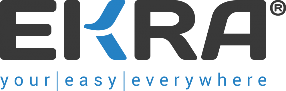 Il logo della societ&agrave; Ekra, your easy everywhere